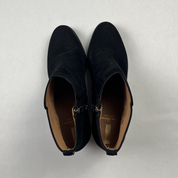 Sam Edelman Black Ankle Suede Leather Boots - Picture 6 of 16